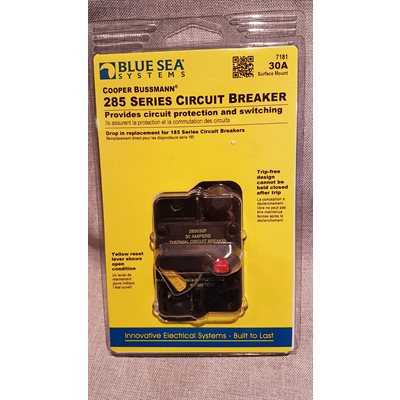 Circuit breaker 285 series, 30A, Blue sea systems